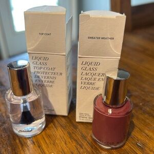 🆕 Static Nails Liquid Glass Polish Set - Sweater Weather and Top Coat